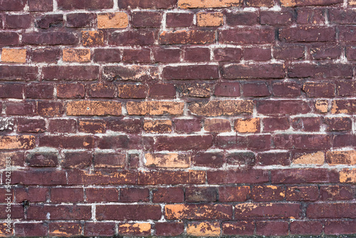 red brick wall background or texture