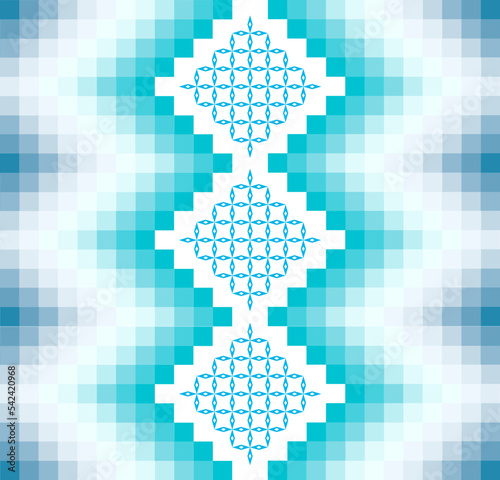 seamless geometric 
pixel pattern 