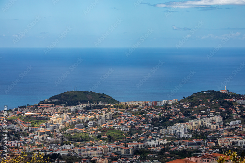 Funchal capital city on Madeira island