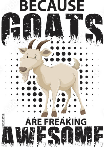 Goat T Shirt Design, Goat SVG T Shirt Design, Goat Quotes T Shirt Design