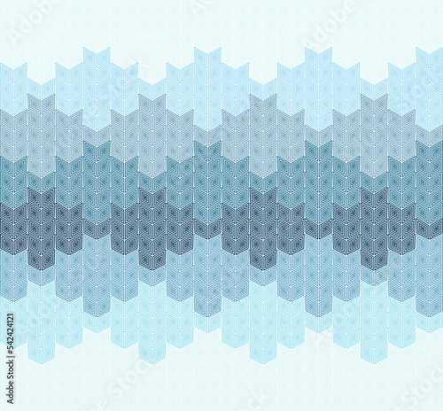 geometric pattern seamless background blue