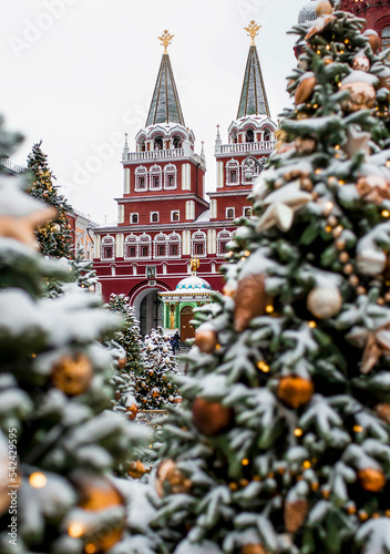 Photography Christmas decoration of the streets