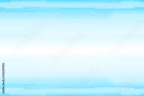 Abstract technological hud blue and white background