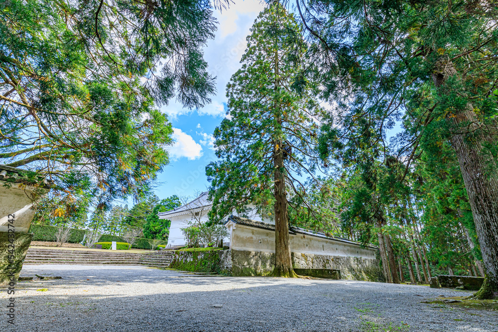 秋の飫肥城跡 宮崎県日南市 Obi Castle Ruins in Autumn. Miyazaki prefecture. Nichinan city. 秋の飫肥城跡 宮崎県日南市 Obi Castle Ruins in Autumn. Miyazaki prefecture. Nichinan city.