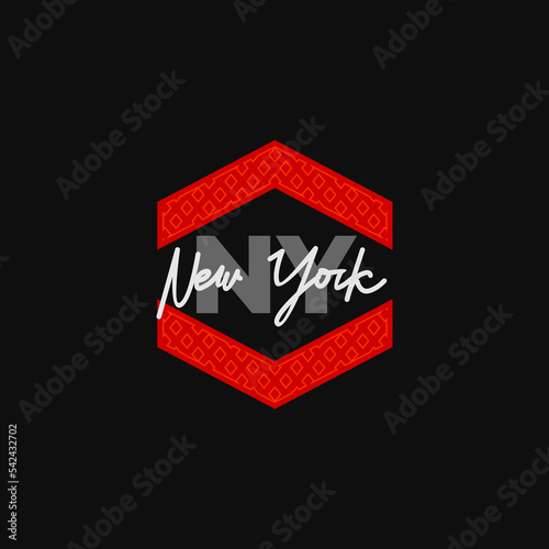 nyc stylish t-shirt and apparel trendy design .
