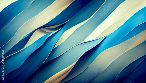 Abstract blue fluid background