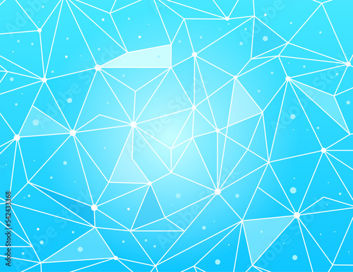 Blue background with cobwebs inside