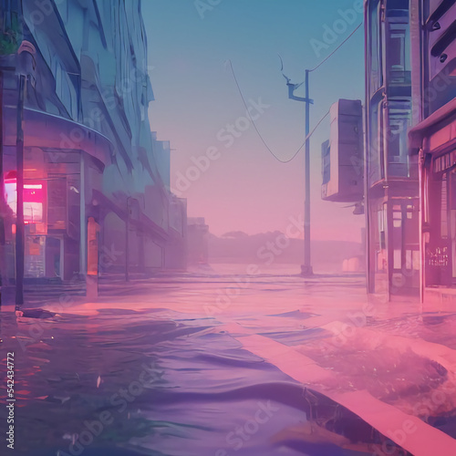 city in winter