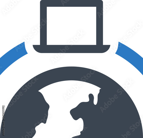 Digital freelance icon