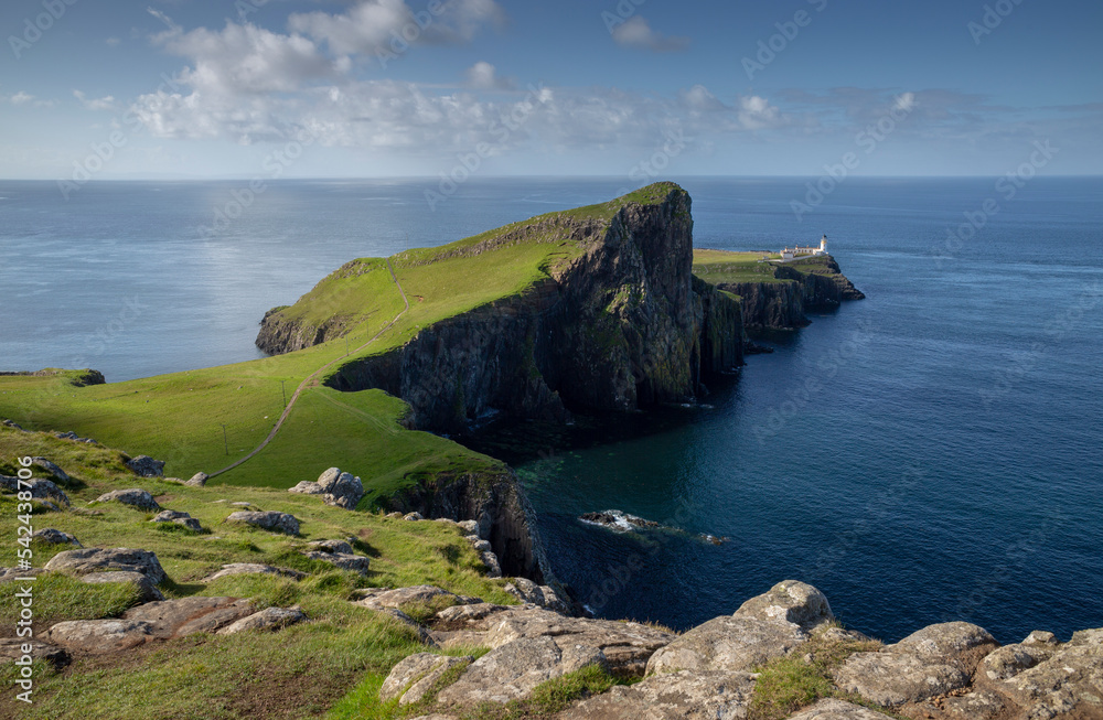 Neist Point Lighthouse on the Isle of Skye in Scotland Neist Point Lighthouse on the Isle of Skye in Scotland