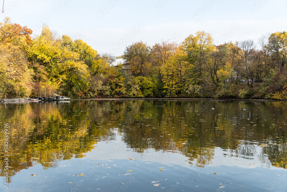autumn in the park,  Herastrau Park, Bucharest City, Romania 
