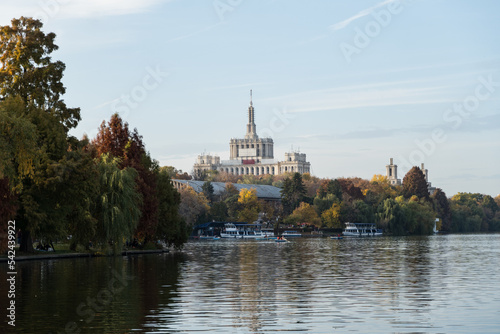 autumn in the city, Herastrau Park, Bucharest City, Romania 