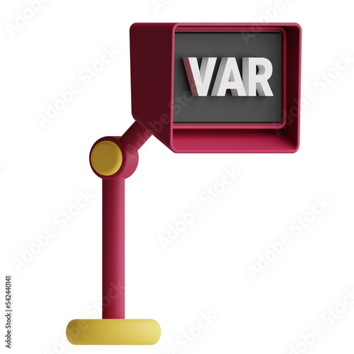 var football 3d rrendering illustration