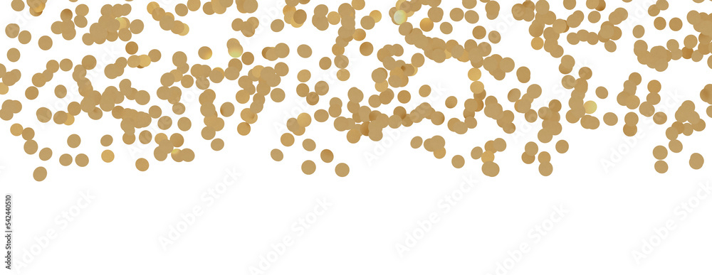Gold Glitter Confetti Dots