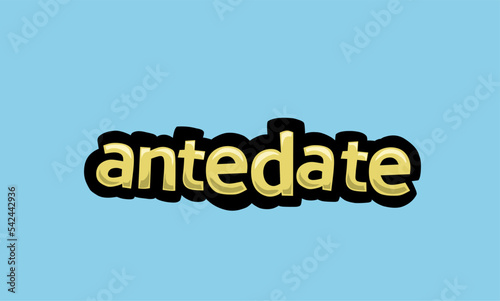ALLEGORICAL writing vector design on a blue background