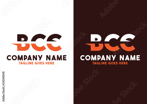 Letter BCC logo design vector template, BCC logo photo