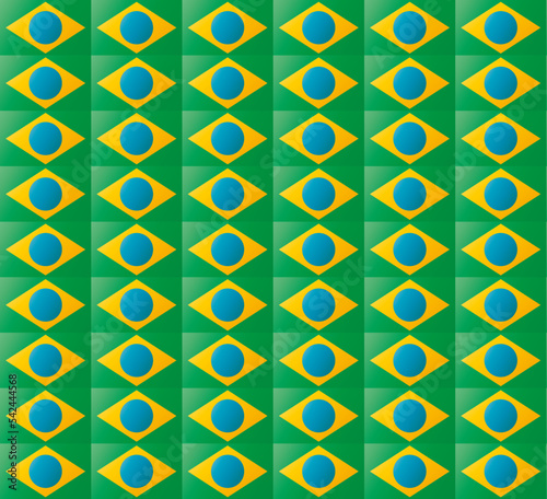 Pattern textura padrão bandeira do Brasil copa do mundo