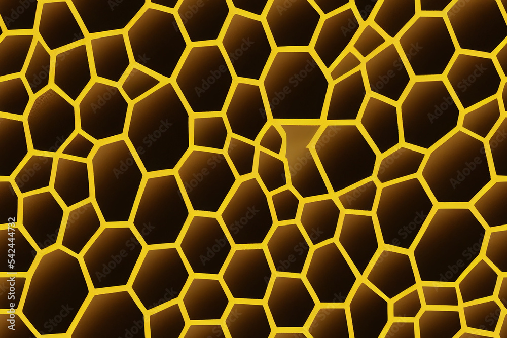 Seamless Abstract Pattern inspired by hornets and bumblebees