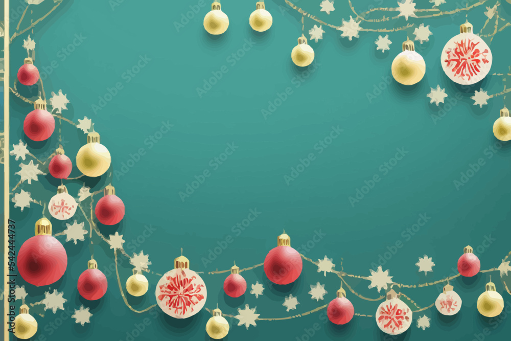 ornate corporate holiday cards with christmas tree, background