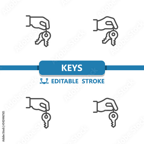 Keys Icons. Key, Hand, Hands, Icon