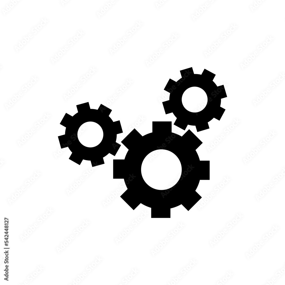 gear,symbol,icon,template,vector,black