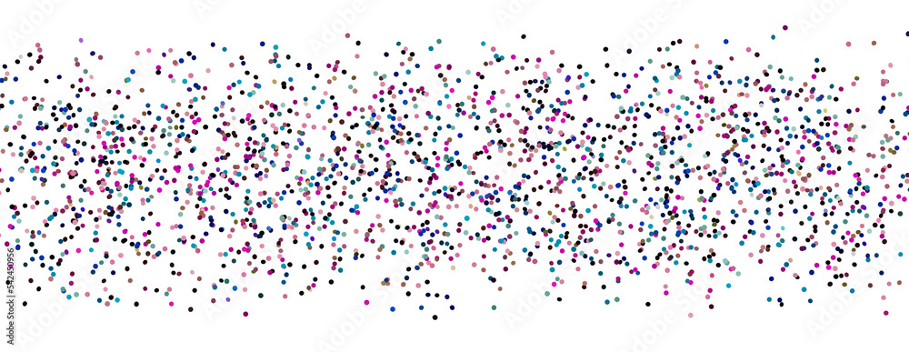 Naklejka premium 3D animation of exploding confetti