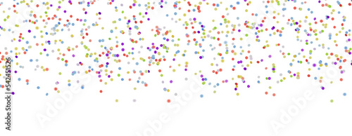 Multicolor confetti abstract background with a lot of falling pieces