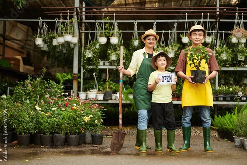 Family Opening Plant Nursery © DragonImages