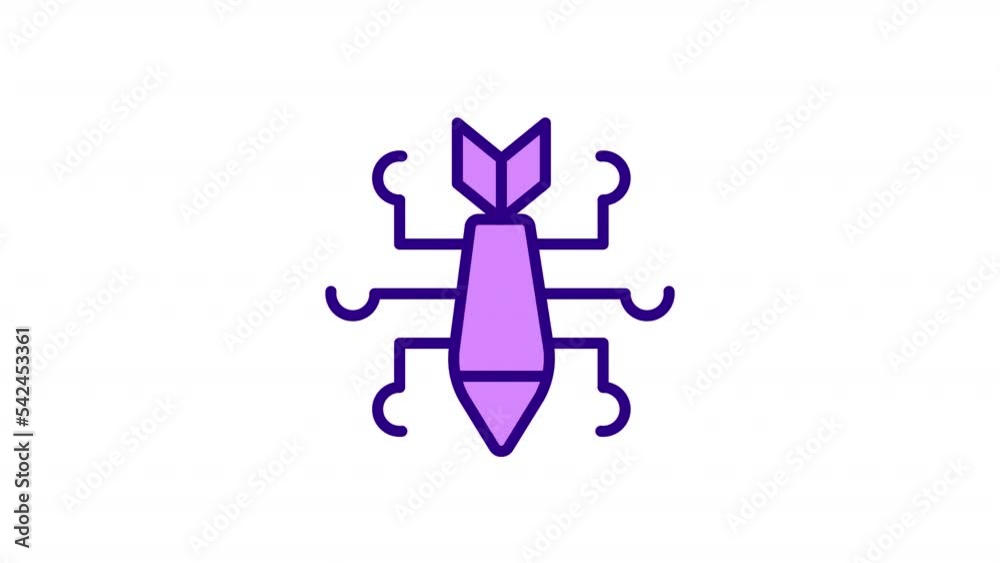 Animated cyber attack color icon. Cybercrime. Deploy malware. Hacking activity. Seamless loop HD video with alpha channel on transparent background. Simple filled line motion graphic animation Animated cyber attack color icon. Cybercrime. Deploy malware. Hacking activity. Seamless loop HD video with alpha channel on transparent background. Simple filled line motion graphic animation