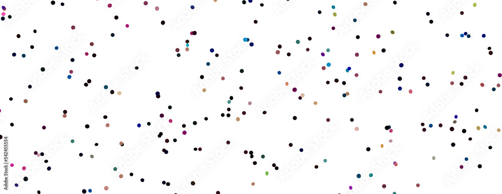 Colorful confetti falling on a holida