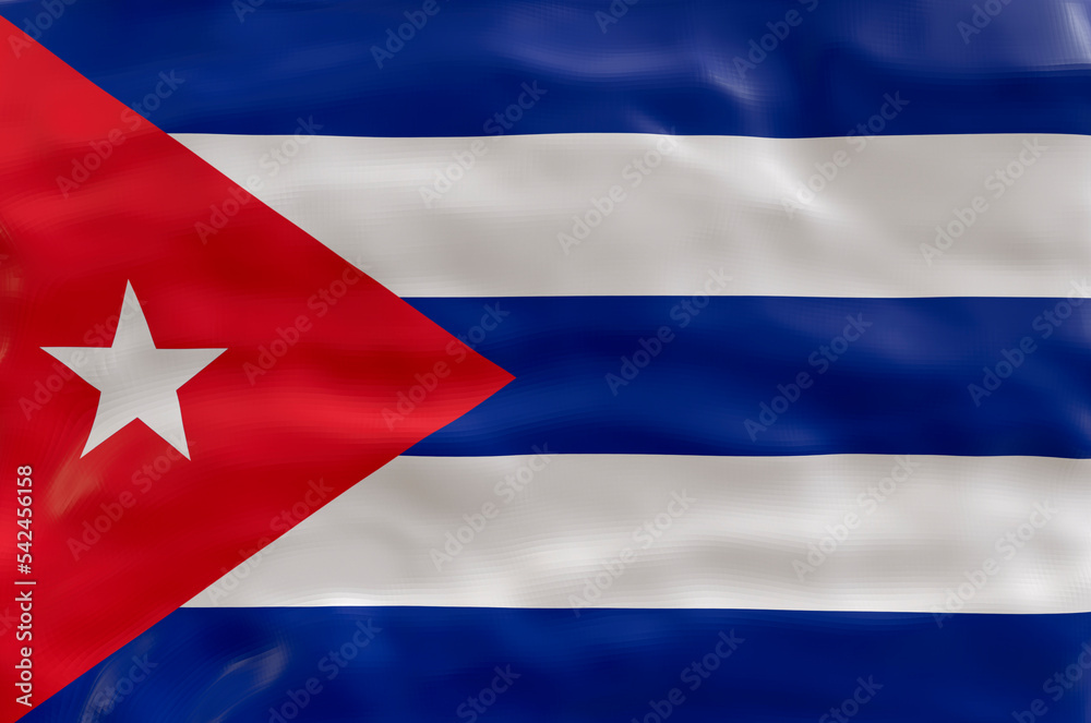 National flag of Cuba. Background with flag of Cuba National flag of Cuba. Background with flag of Cuba