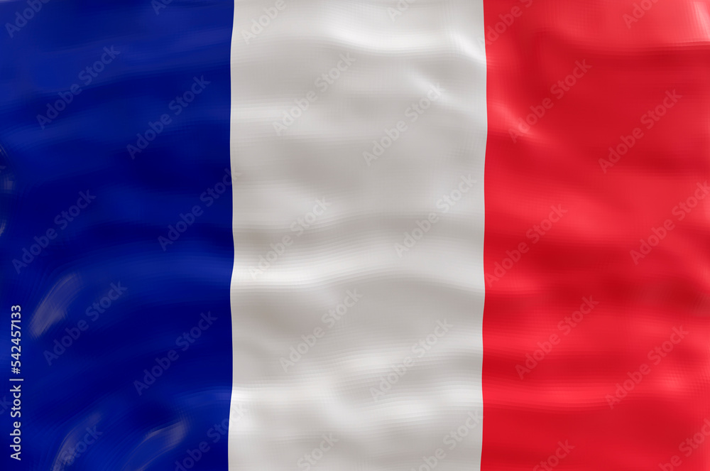 National flag  of France. Background  with flag  of France