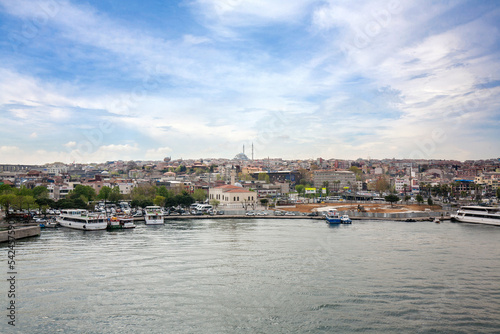 Istanbul waterfront, It's the most populous city in Turkey and the country's economic, cultural and historic center. Locate between the Sea of Marmara and the Black Sea