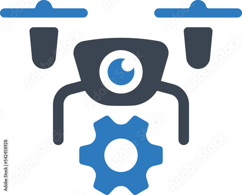 Drone technology icon