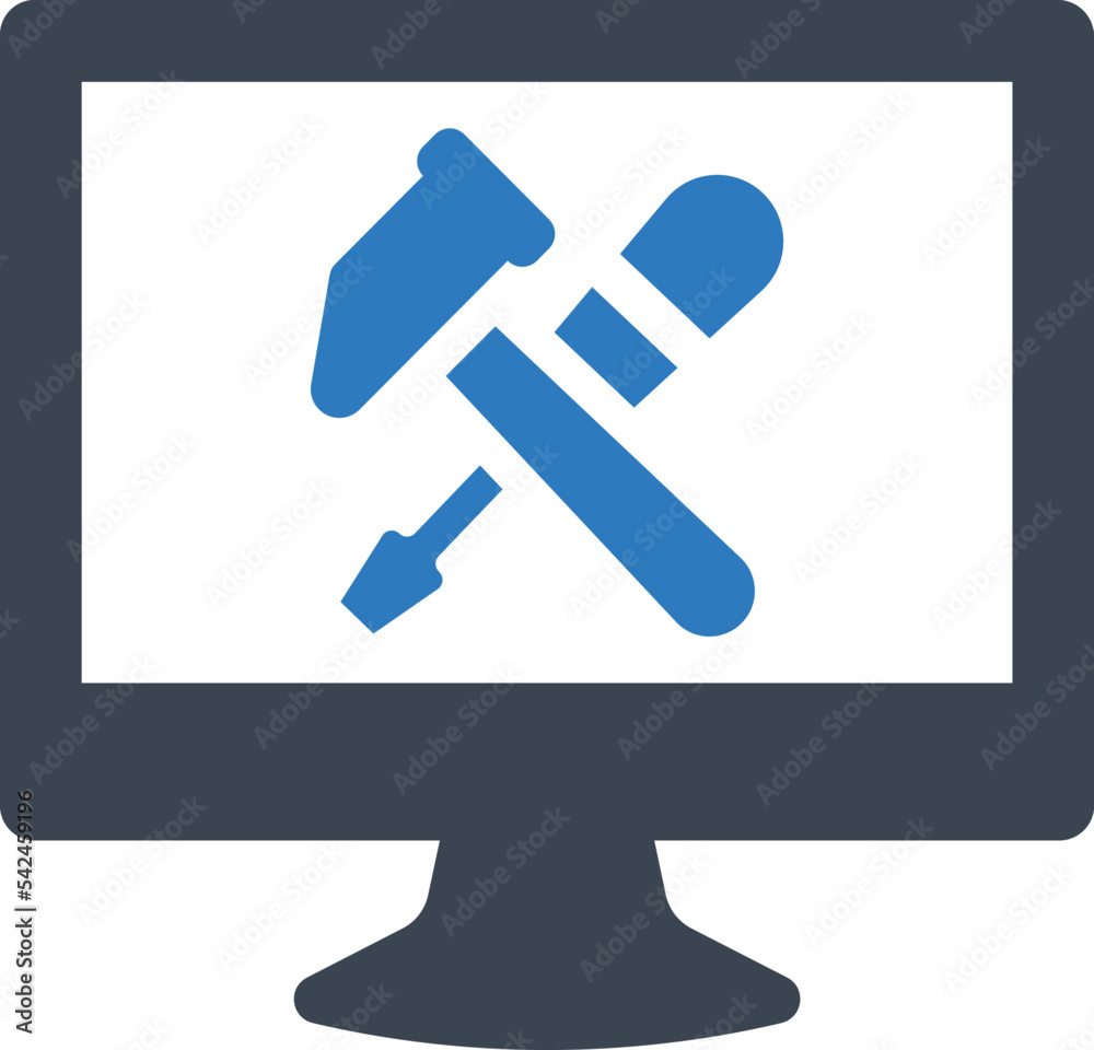 Computer repair icon Computer repair icon
