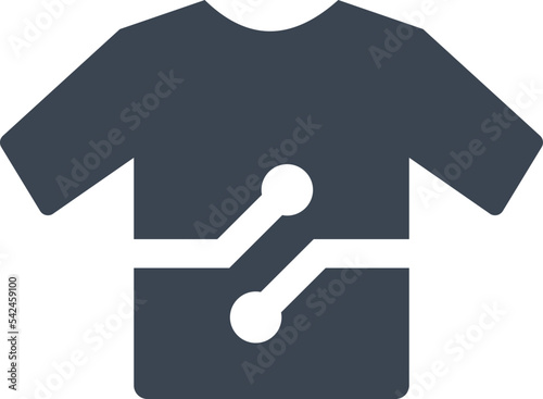 Digital clothes icon