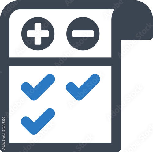 Edit list icon