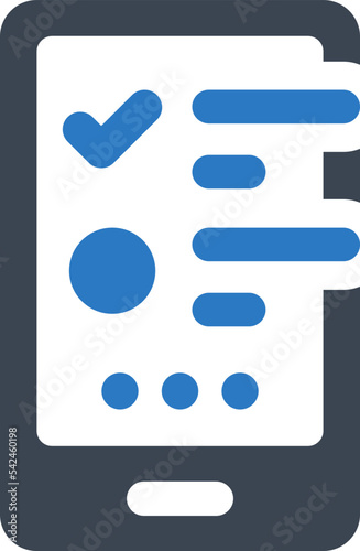 Mobile survey icon