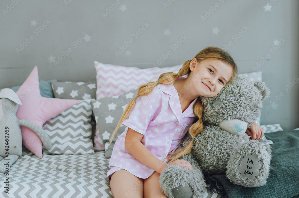 sick child in bed with thermometer sick child in bed with thermometer