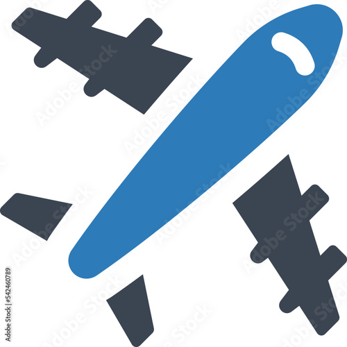 Flight airliner icon