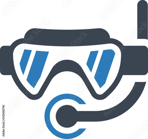 Diving glasses icon