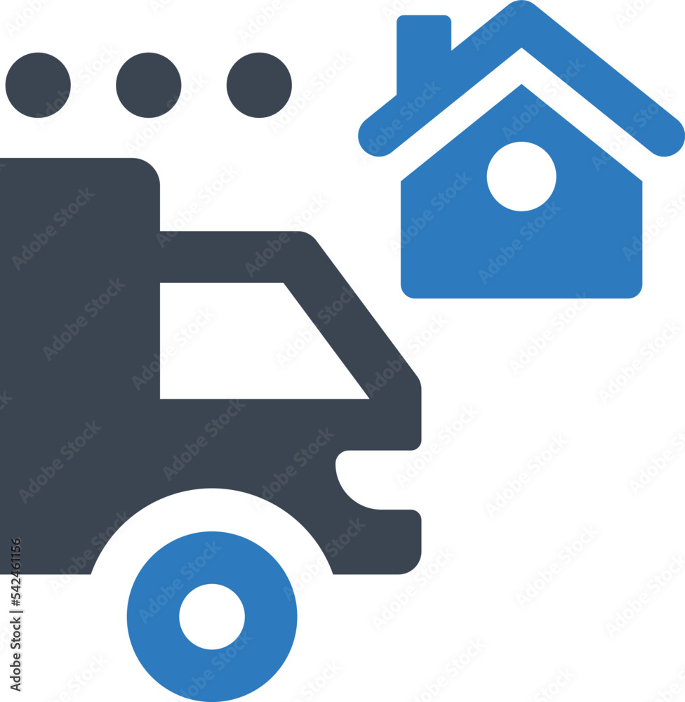 Fototapeta premium Home delivery icon