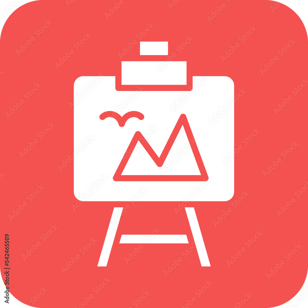 Easel Icon Style Easel Icon Style