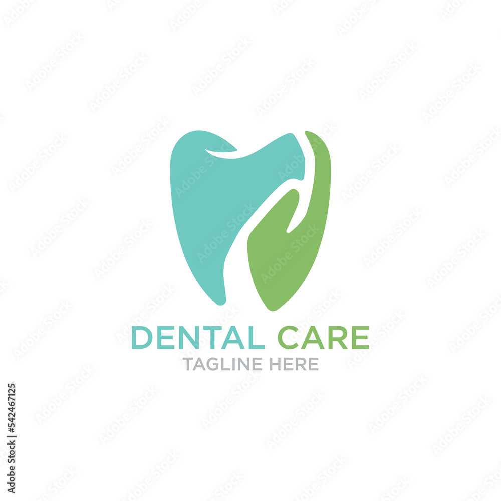 Fototapeta premium dental logo design vector template
