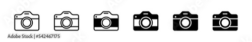 Camera icon. Photo and photography symbols. Vector sign.