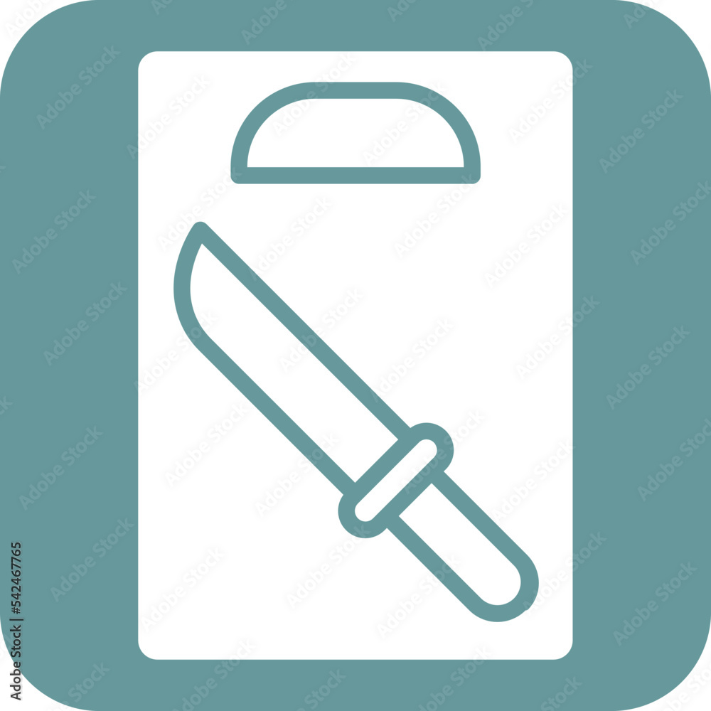 Cutting Board Icon Style Cutting Board Icon Style