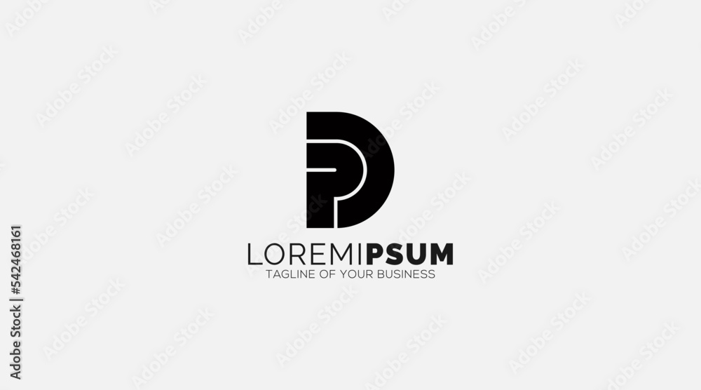 Perfect unique attractive stylish tech PD icon logo design Perfect unique attractive stylish tech PD icon logo design