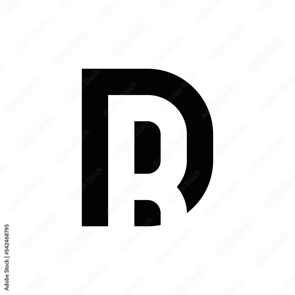 Abstract DR initials monogram logo design, icon for business, template, simple, elegant Abstract DR initials monogram logo design, icon for business, template, simple, elegant