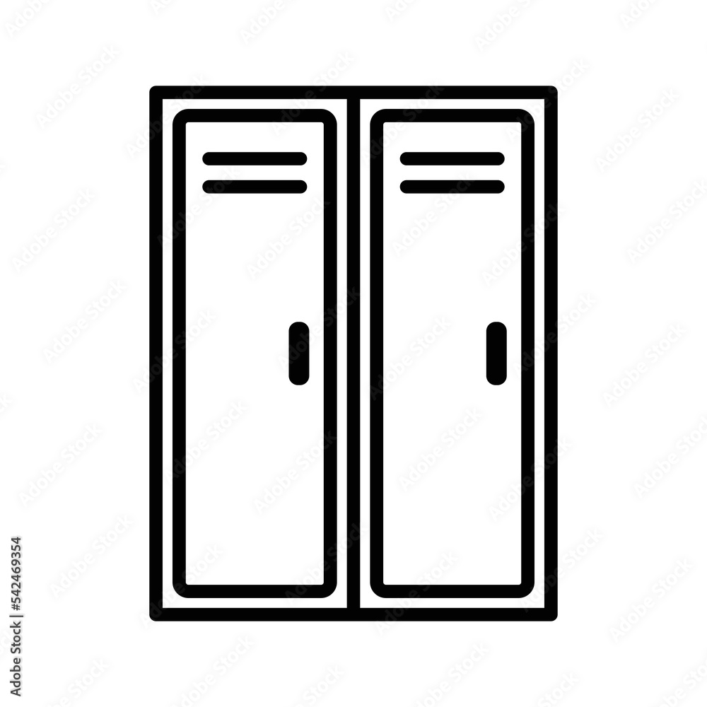 Locker icon vector design template Locker icon vector design template