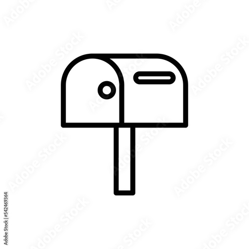 Post box icon vector design template
